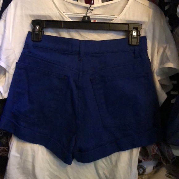 American apparel blue denim shorts size 25 - Picture 3 of 3
